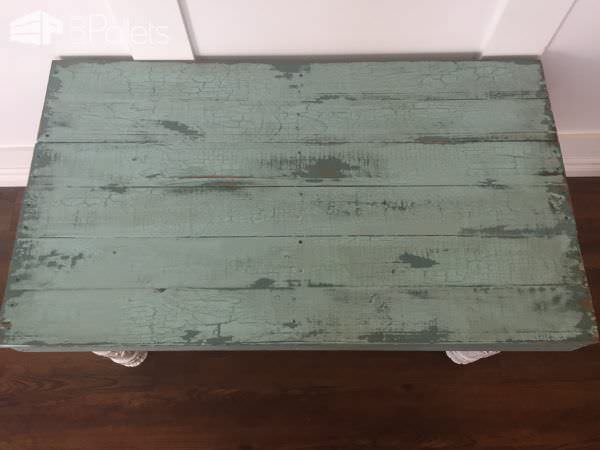 Reclaimed Pallet Side Table Has Upcycled Bed Frame Post Legs Pallet Coffee Tables Reclaimed Pallet Side Table Has Upcycled Bed Frame Post Legs Pallet Coffee Tables