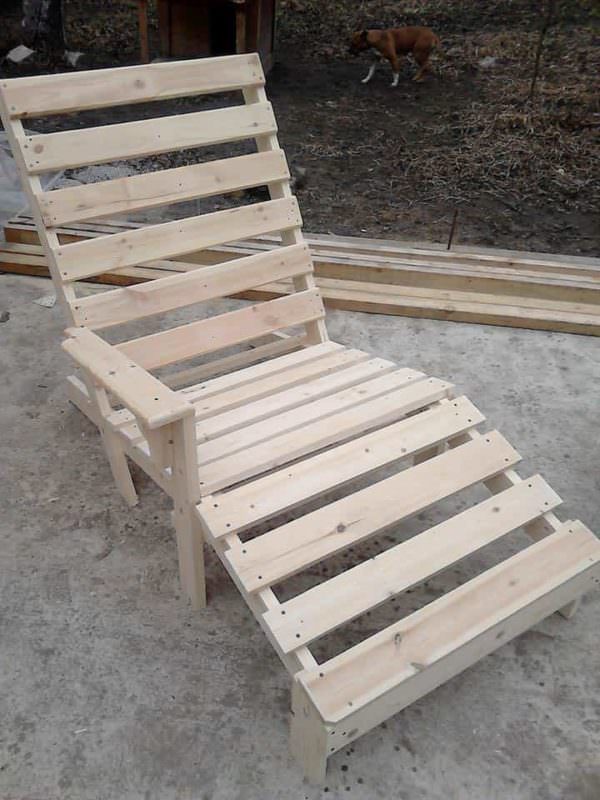 Relaxing Outdoor Pallet Chaise Lounge Chair Lounges & Garden Sets Relaxing Outdoor Pallet Chaise Lounge Chair Lounges & Garden Sets