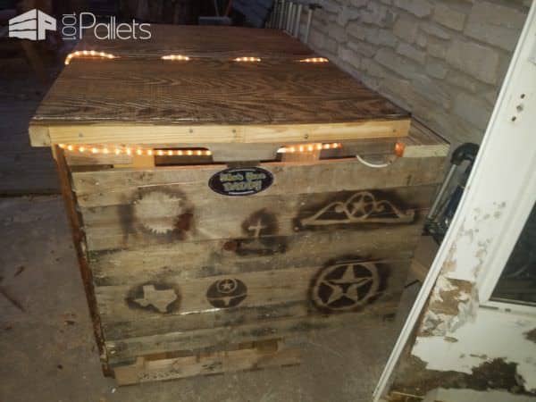 Rope-lit Medium Outdoor Pallet Bar Pallet Bars Rope-lit Medium Outdoor Pallet Bar Pallet Bars
