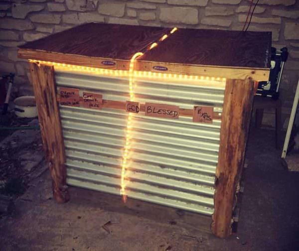 Rope-lit Medium Outdoor Pallet Bar Pallet Bars Rope-lit Medium Outdoor Pallet Bar Pallet Bars