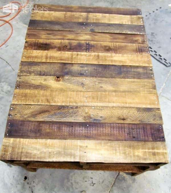 Two-pallet Rustic Pallet Coffee Table Pallet Coffee Tables Two-pallet Rustic Pallet Coffee Table Pallet Coffee Tables