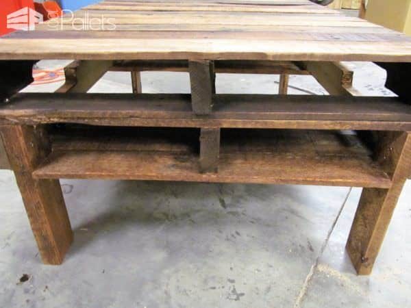 Two-pallet Rustic Pallet Coffee Table Pallet Coffee Tables Two-pallet Rustic Pallet Coffee Table Pallet Coffee Tables