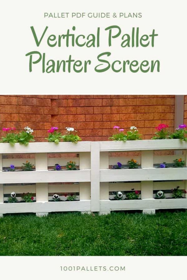 Vertical Pallet Planter Screen English Tutorials Garden Vertical Pallet Planter Screen English Tutorials Garden