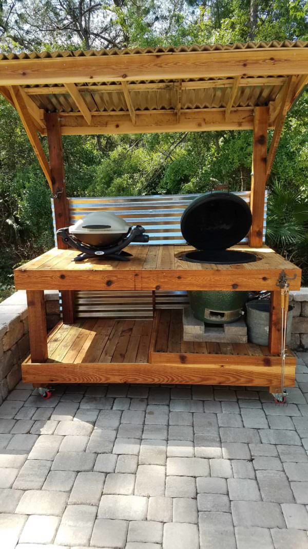 Bbq Surround Pallet Table Pallet Bars Bbq Surround Pallet Table Pallet Bars