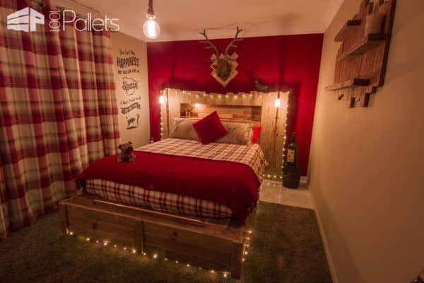 Cabin-inspired Kingsize Pallet Bed Pallet Beds, Pallet Headboards & Frames Cabin-inspired Kingsize Pallet Bed Pallet Beds, Pallet Headboards & Frames