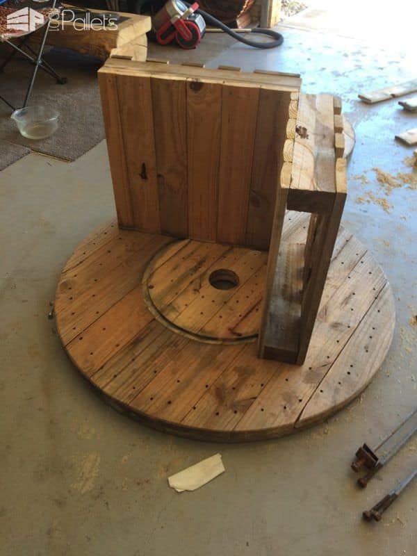 Diy Drawing: Make This Drum/Pallet Rocking Chair Pallet Benches, Pallet Chairs & Stools Diy Drawing: Make This Drum/Pallet Rocking Chair Pallet Benches, Pallet Chairs & Stools
