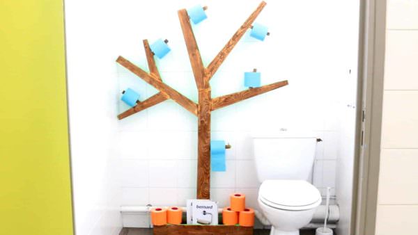 Fun Pallet Toilet Paper Tree DIY Pallet Video Tutorials Fun Pallet Crafts for Kids Pallet Home Accessories Fun Pallet Toilet Paper Tree DIY Pallet Video Tutorials Fun Pallet Crafts for Kids Pallet Home Accessories