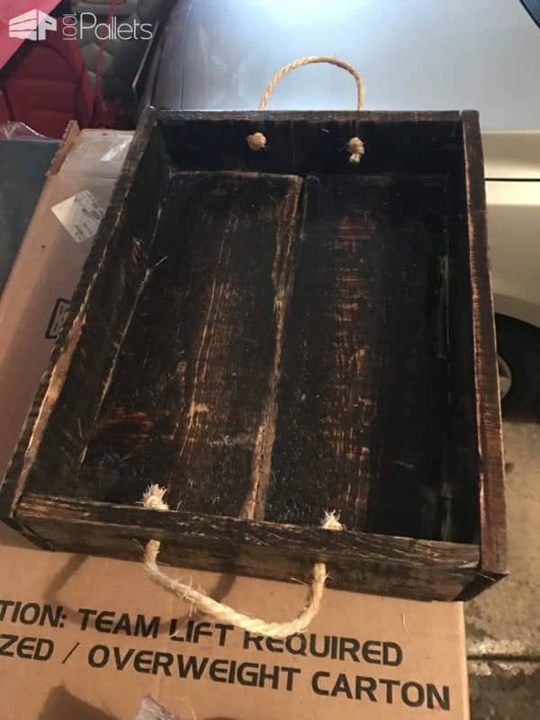 Easy Useful Pallet Tray Makes Parties Easier Pallet Boxes & Chests Easy Useful Pallet Tray Makes Parties Easier Pallet Boxes & Chests