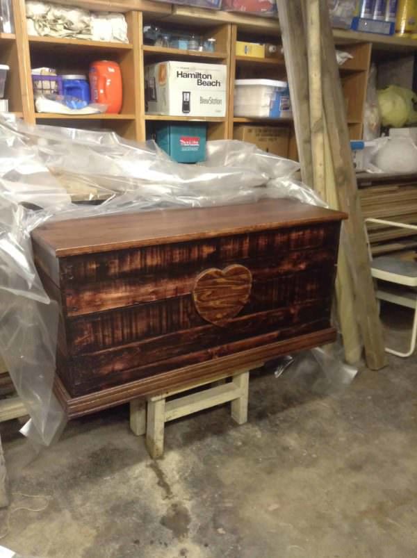 Heirloom Pallet Trunk Adds Charm Anywhere! Pallet Boxes & Chests Heirloom Pallet Trunk Adds Charm Anywhere! Pallet Boxes & Chests