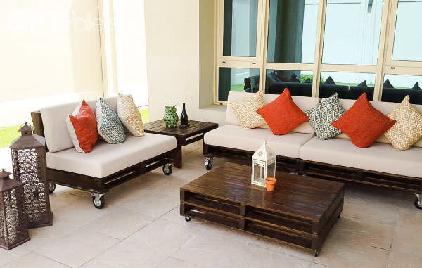 Mobile Pallet Lounge Set Creates Beautiful Outdoor Living! Lounges & Garden Sets Mobile Pallet Lounge Set Creates Beautiful Outdoor Living! Lounges & Garden Sets