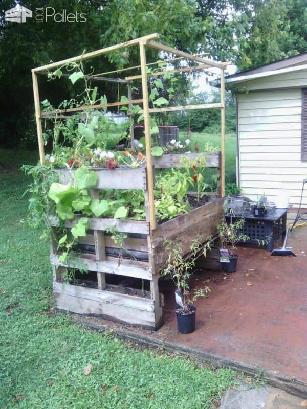 Over 40 Pallet Gardening Ideas for Spring Pallets in the Garden Over 40 Pallet Gardening Ideas for Spring Pallets in the Garden