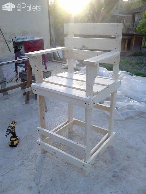Pallet Bar Stool / Tall Bar Chair Pallet Benches, Pallet Chairs & Stools Pallet Bar Stool / Tall Bar Chair Pallet Benches, Pallet Chairs & Stools