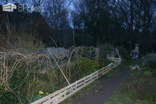 Pallet Garden Border Fence / Barrierre De Protection Pallet Fences Pallet Garden Border Fence / Barrierre De Protection Pallet Fences