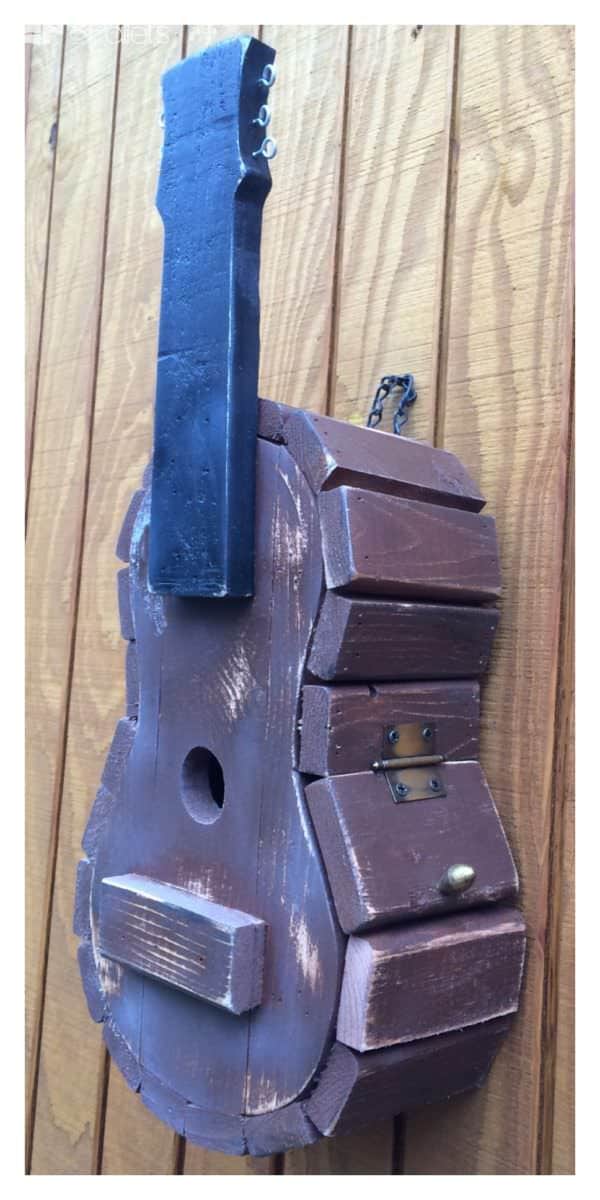 Pallet Guitar Bird House Animal Pallet Houses & Pallet Supplies Pallet Guitar Bird House Animal Pallet Houses & Pallet Supplies