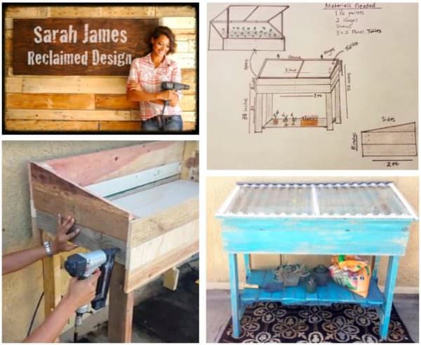 Pallet Urban Greenhouse