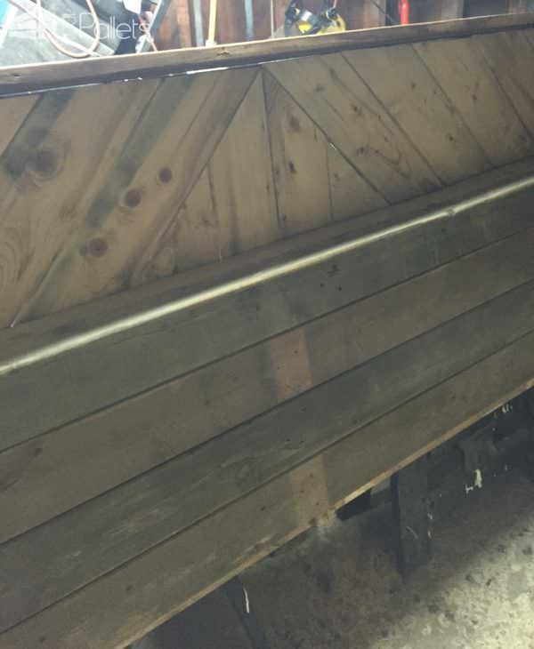 Patterned Pallet Headboard Pallet Beds, Pallet Headboards & Frames Patterned Pallet Headboard Pallet Beds, Pallet Headboards & Frames