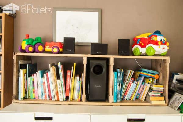 Rustic Pallet Bookshelves For Kid’s Room / Etagère Rustique En Bois De Palettes Pallet Bookcases & Bookshelves Rustic Pallet Bookshelves For Kid’s Room / Etagère Rustique En Bois De Palettes Pallet Bookcases & Bookshelves
