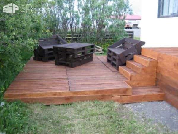 24 Ideas To Make Your Outdoor Living Areas Spectacular Using Pallets Lounges & Garden Sets Pallet Terraces & Pallet Patios 24 Ideas To Make Your Outdoor Living Areas Spectacular Using Pallets Lounges & Garden Sets Pallet Terraces & Pallet Patios