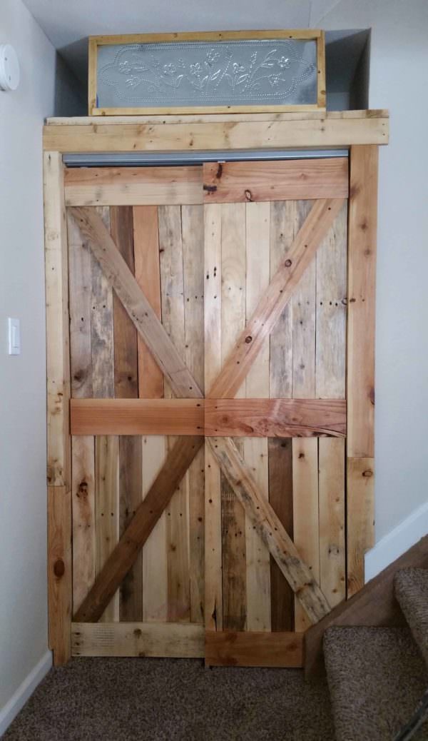 Amazing Pallet Closet Doors: Gift For My Daughter Pallet Walls & Pallet Doors Amazing Pallet Closet Doors: Gift For My Daughter Pallet Walls & Pallet Doors