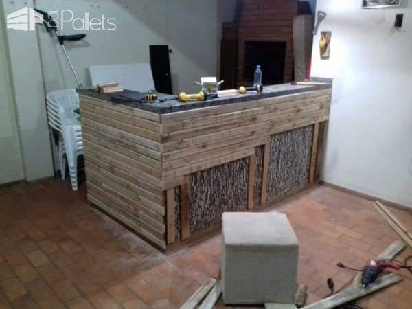 Beautiful Pallet Outdoor Kitchen Counter Pallet Bars Beautiful Pallet Outdoor Kitchen Counter Pallet Bars