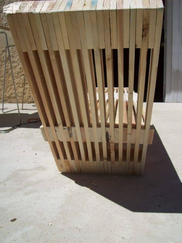 Beautiful Stacked Pallet Wood Lounge Set Lounges & Garden Sets Pallet Benches, Pallet Chairs & Stools Beautiful Stacked Pallet Wood Lounge Set Lounges & Garden Sets Pallet Benches, Pallet Chairs & Stools
