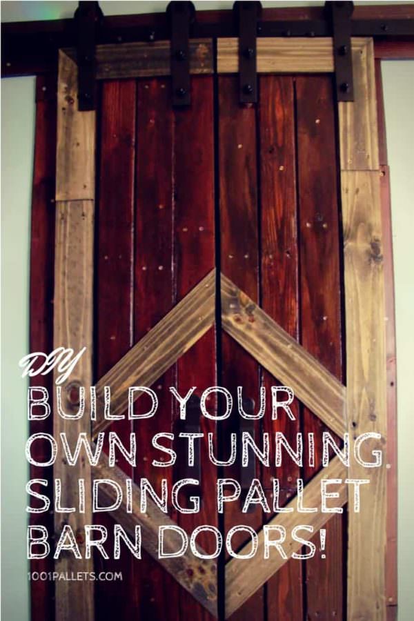Using Your Old Pallets to Build a Barn Door Pallet Walls & Pallet Doors Using Your Old Pallets to Build a Barn Door Pallet Walls & Pallet Doors