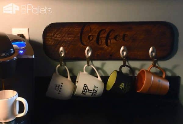 Spoon Hook Pallet Cup Holder Pallet Home Accessories Spoon Hook Pallet Cup Holder Pallet Home Accessories