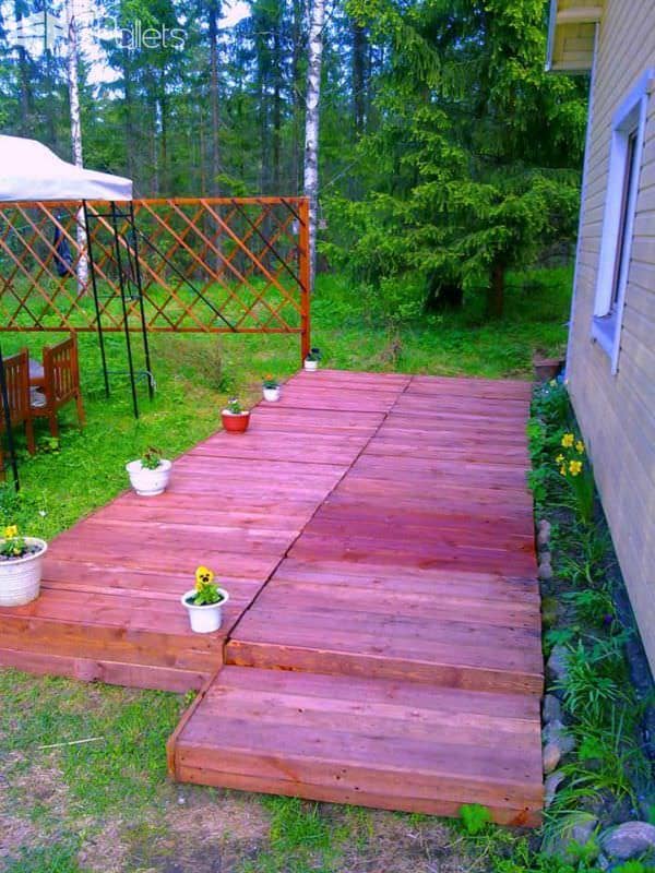 24 Ideas To Make Your Outdoor Living Areas Spectacular Using Pallets Lounges & Garden Sets Pallet Terraces & Pallet Patios 24 Ideas To Make Your Outdoor Living Areas Spectacular Using Pallets Lounges & Garden Sets Pallet Terraces & Pallet Patios