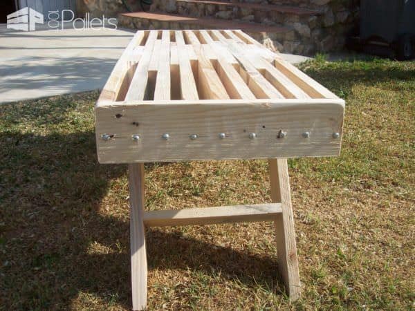 Modern Stacked Pallet Patio Set Pallet Benches, Pallet Chairs & Stools Modern Stacked Pallet Patio Set Pallet Benches, Pallet Chairs & Stools