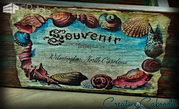 Painted Branch-handle Pallet Tote Crate With Decoupage Accents Other Pallet Projects Painted Branch-handle Pallet Tote Crate With Decoupage Accents Other Pallet Projects
