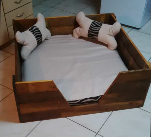 Pooch’s Perfect Pallet Dog Bed With Homemade Cushions & Pillows! Animal Pallet Houses & Pallet Supplies Pooch’s Perfect Pallet Dog Bed With Homemade Cushions & Pillows! Animal Pallet Houses & Pallet Supplies