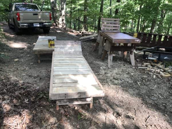Adjustable Pallet Loungers Have You Loving Outdoor Living Lounges & Garden Sets Pallet Benches, Pallet Chairs & Stools Adjustable Pallet Loungers Have You Loving Outdoor Living Lounges & Garden Sets Pallet Benches, Pallet Chairs & Stools