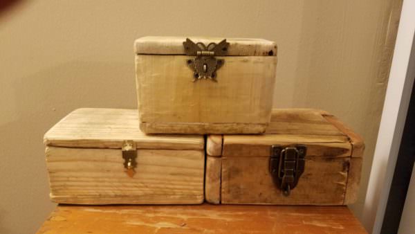 Adorable Handmade Pallet Jewelry Boxes Pallet Boxes & Chests Adorable Handmade Pallet Jewelry Boxes Pallet Boxes & Chests
