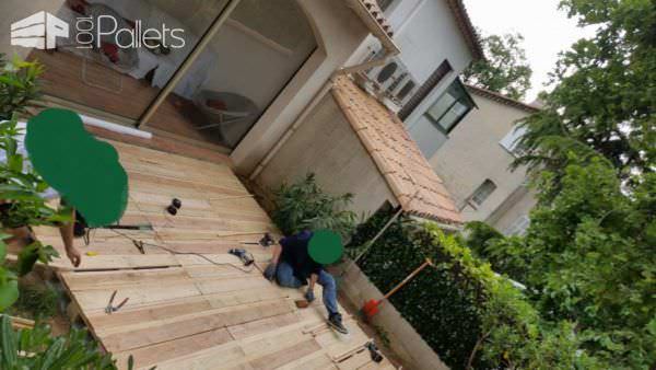 Beautiful Pallet Deck Pallet Floors & Decks Pallet Terraces & Pallet Patios Beautiful Pallet Deck Pallet Floors & Decks Pallet Terraces & Pallet Patios