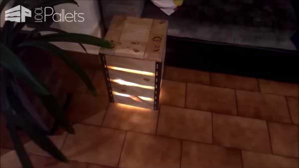 Cute Little Pallet Side Table Pallet Coffee Tables Pallet Lamps & Lights Pallet Tutorials Cute Little Pallet Side Table Pallet Coffee Tables Pallet Lamps & Lights Pallet Tutorials