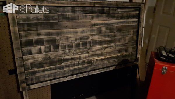 Dual-stained Pallet Headboard Pallet Beds, Pallet Headboards & Frames Dual-stained Pallet Headboard Pallet Beds, Pallet Headboards & Frames