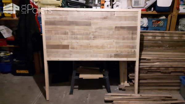 Dual-stained Pallet Headboard Pallet Beds, Pallet Headboards & Frames Dual-stained Pallet Headboard Pallet Beds, Pallet Headboards & Frames