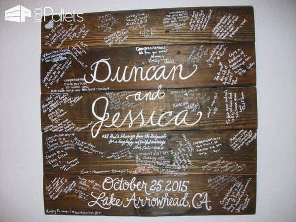 20 Wedding Pallet Craft Ideas! Other Pallet Projects 20 Wedding Pallet Craft Ideas! Other Pallet Projects