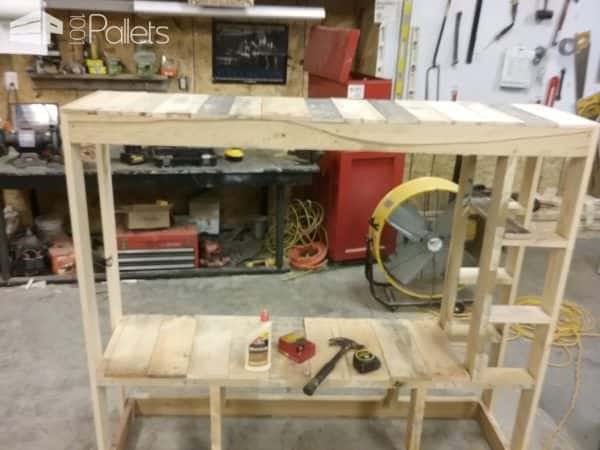 Rustic Pallet Wood Entertainment Center Pallet TV Stands & Racks Rustic Pallet Wood Entertainment Center Pallet TV Stands & Racks