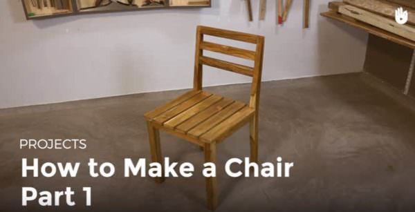 Diy Video Tutorial: Chair-making Basics Part 1 DIY Pallet Video Tutorials Pallet Benches, Pallet Chairs & Stools Diy Video Tutorial: Chair-making Basics Part 1 DIY Pallet Video Tutorials Pallet Benches, Pallet Chairs & Stools