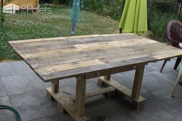 Large Pallet Garden Table Pallet Desks & Pallet Tables Large Pallet Garden Table Pallet Desks & Pallet Tables