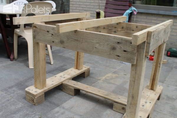 Large Pallet Garden Table Pallet Desks & Pallet Tables Large Pallet Garden Table Pallet Desks & Pallet Tables
