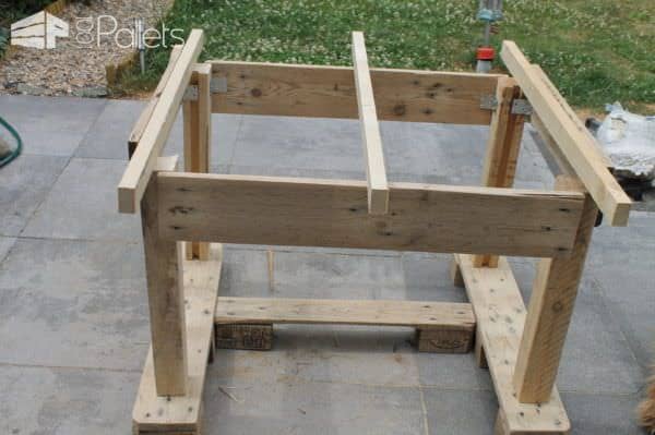Large Pallet Garden Table Pallet Desks & Pallet Tables Large Pallet Garden Table Pallet Desks & Pallet Tables