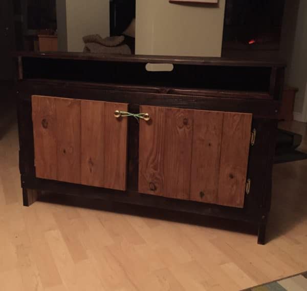 Shoshoban-style Pallet Wood Entertainment Unit Pallet Cabinets & Wardrobes Pallet TV Stands & Racks Shoshoban-style Pallet Wood Entertainment Unit Pallet Cabinets & Wardrobes Pallet TV Stands & Racks