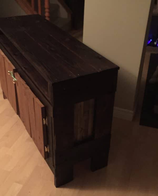 Shoshoban-style Pallet Wood Entertainment Unit Pallet Cabinets & Wardrobes Pallet TV Stands & Racks Shoshoban-style Pallet Wood Entertainment Unit Pallet Cabinets & Wardrobes Pallet TV Stands & Racks