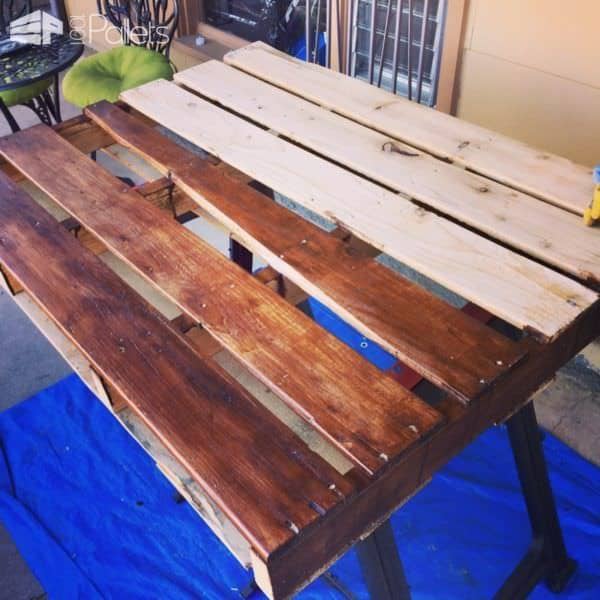 Vertical Pallet Privacy Wall For Our Garden Pallet Fences Vertical Pallet Privacy Wall For Our Garden Pallet Fences