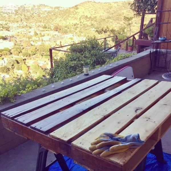 Vertical Pallet Privacy Wall For Our Garden Pallet Fences Vertical Pallet Privacy Wall For Our Garden Pallet Fences
