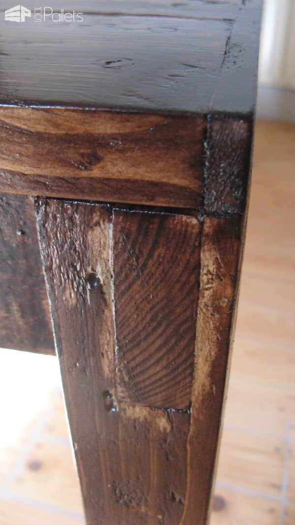 Crockery Mosaic Pallet Dining Table Pallet Desks & Pallet Tables Crockery Mosaic Pallet Dining Table Pallet Desks & Pallet Tables