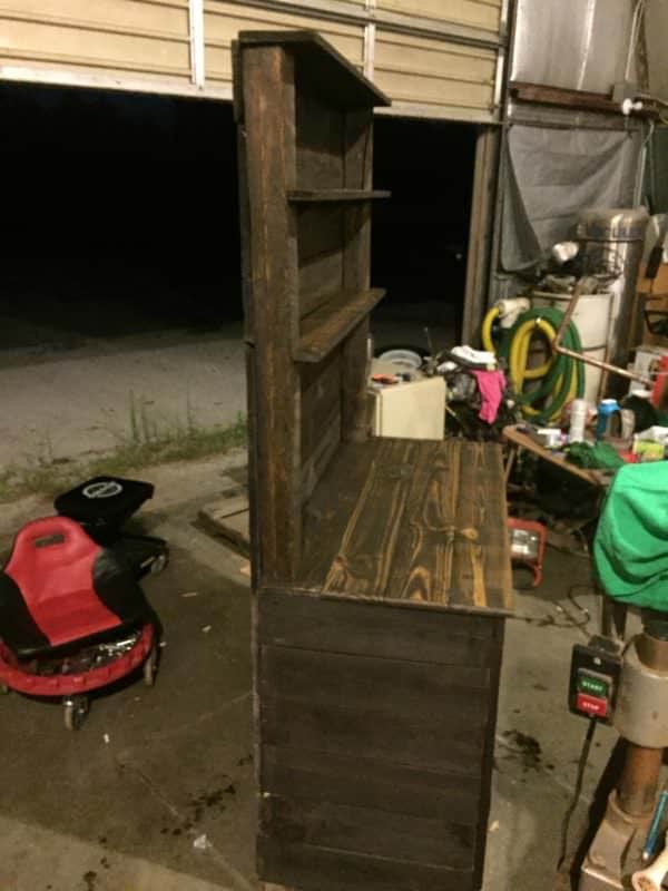 Rustic Country-style Pallet Hutch Pallet Cabinets & Wardrobes Rustic Country-style Pallet Hutch Pallet Cabinets & Wardrobes