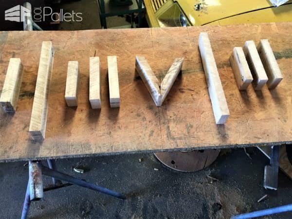 Spell Out Your Love: Pallet Love Wall Art DIY Pallet Tutorials Pallet Shelves & Pallet Coat Hangers Pallet Wall Decor & Pallet Painting Spell Out Your Love: Pallet Love Wall Art DIY Pallet Tutorials Pallet Shelves & Pallet Coat Hangers Pallet Wall Decor & Pallet Painting